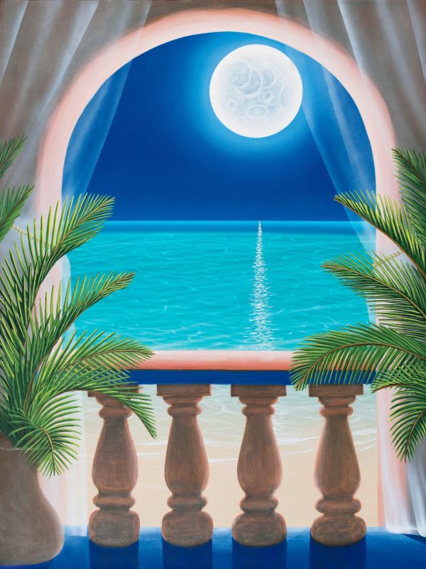 Beach & Tropical | Moonlit Interlude Wall Mural Beach & Tropical Beach & Tropical