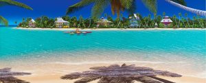 Beach & Tropical | Neighbors Wallpaper Mural Beach & Tropical Beach & Tropical