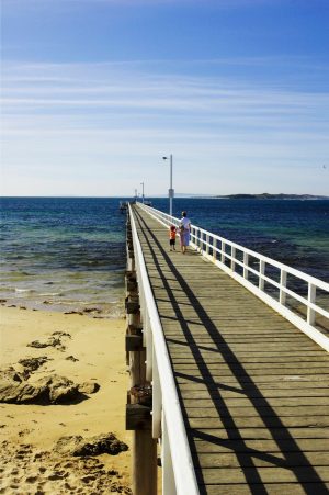 Beach & Tropical | Point Lonsdale Pier Wall Mural Beach & Tropical Beach & Tropical