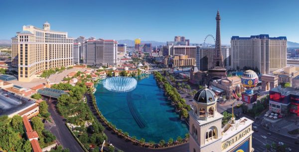 City & Skyline | A Las Vegas Morning Wall Mural City & Skyline City & Skyline