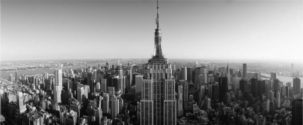 City & Skyline | Aerial View Of Empire State Building Wall Mural City & Skyline City & Skyline