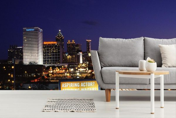 City & Skyline | Atlanta, GA Wallpaper Mural City & Skyline City & Skyline