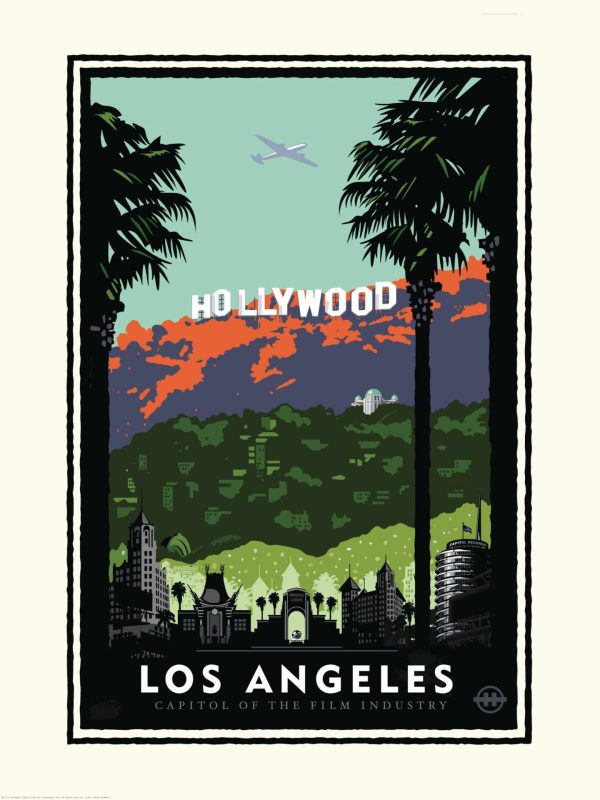 City & Skyline | Hollywood Sign Mural Wallpaper City & Skyline City & Skyline