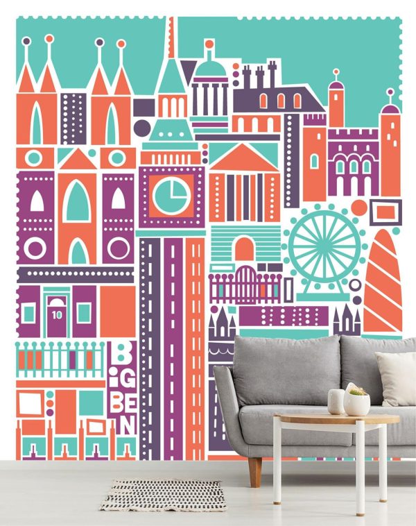 City & Skyline | London Mural Wallpaper City & Skyline City & Skyline