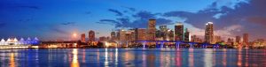 City & Skyline | Miami Nights Wall Mural City & Skyline City & Skyline