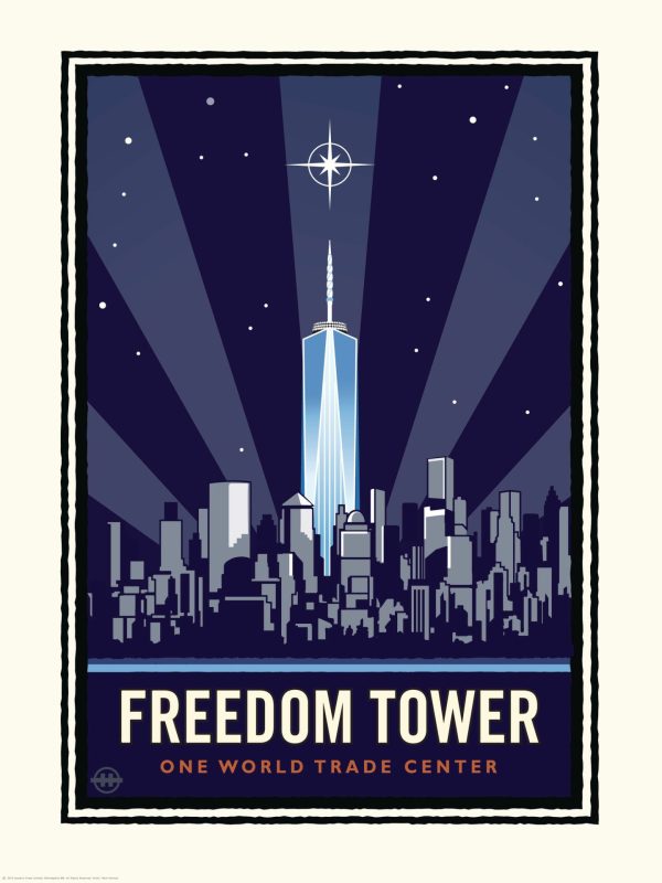 City & Skyline | New York City Freedom Tower Mural Wallpaper City & Skyline City & Skyline