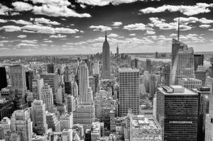 City & Skyline | New York Skyline Over Manhattan Wall Mural City & Skyline City & Skyline