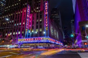 City & Skyline | Radio City Music Hall Mural Wallpaper Architectural Architectural