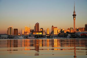 City & Skyline | Sky Tower And Auckland Wall Mural City & Skyline City & Skyline