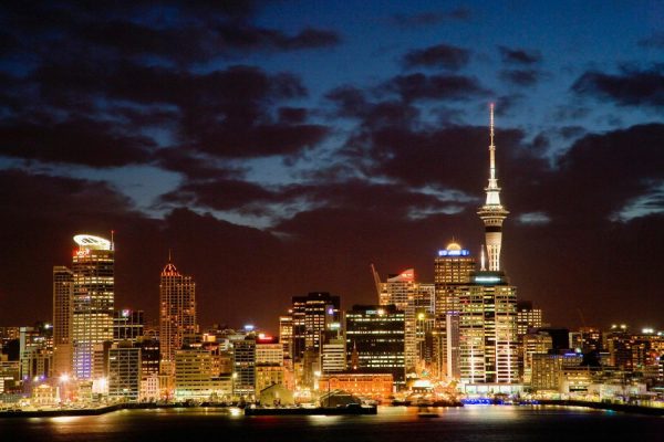 City & Skyline | Sky Tower & Waitemata Harbour 3 Wall Mural City & Skyline City & Skyline