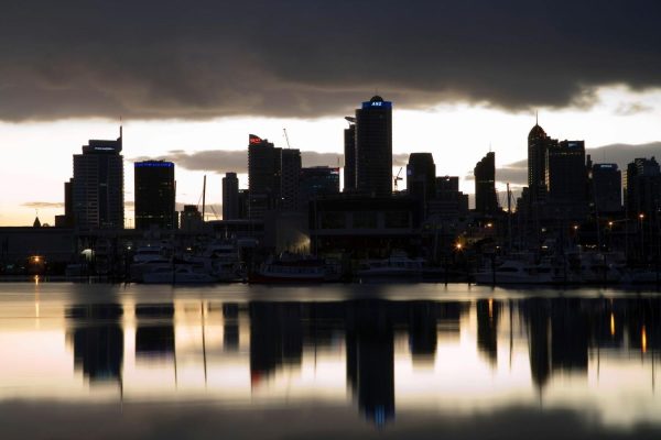 City & Skyline | St. Mary’s Bay At Dawn Mural Wallpaper City & Skyline City & Skyline