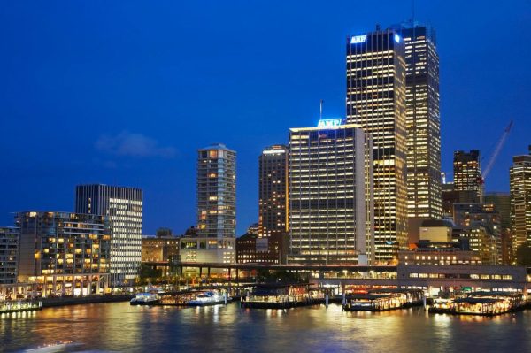 City & Skyline | Sydney Ferry Terminal Wallpaper Mural City & Skyline City & Skyline