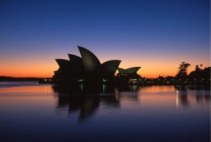 City & Skyline | Sydney Opera House At Dawn Mural Wallpaper City & Skyline City & Skyline