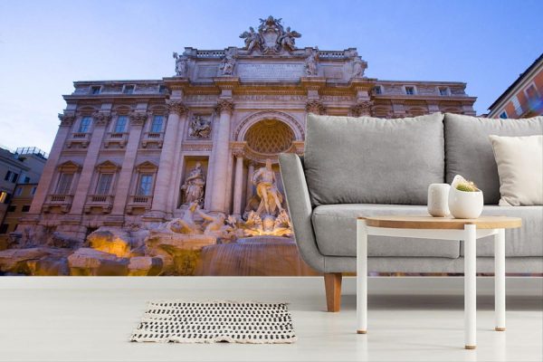 City & Skyline | Trevi Fountain, Rome, ItalyMural Wallpaper City & Skyline City & Skyline