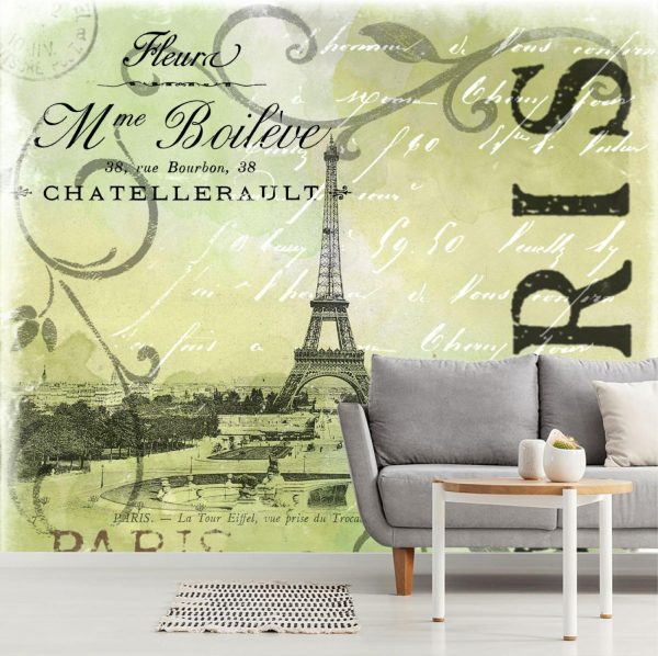 City & Skyline | Vintage Paris 2 Wall Mural City & Skyline City & Skyline