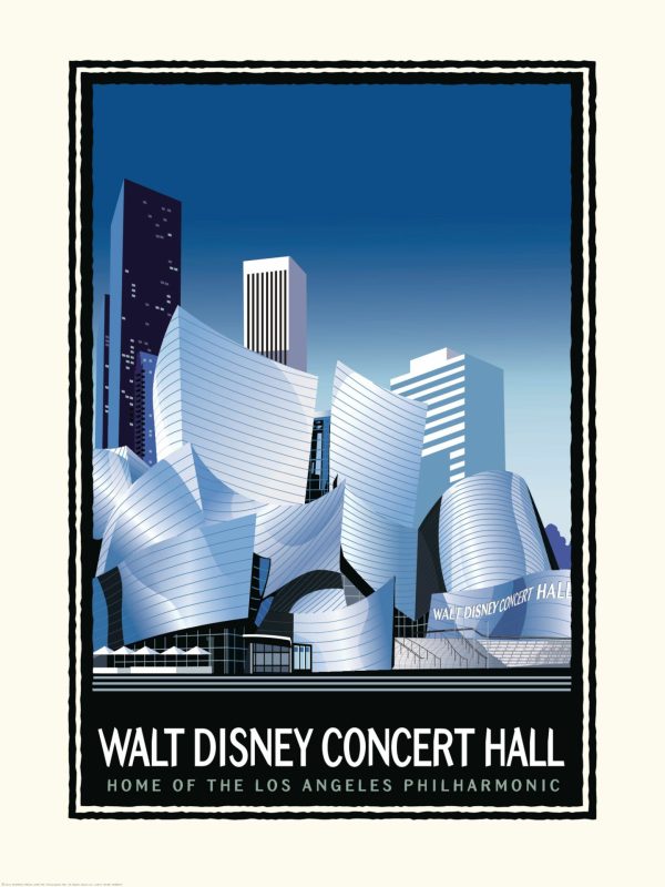 City & Skyline | Walt Disney Concert Hall Wallpaper Mural City & Skyline City & Skyline