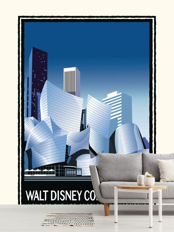 City & Skyline | Walt Disney Concert Hall Wallpaper Mural City & Skyline City & Skyline