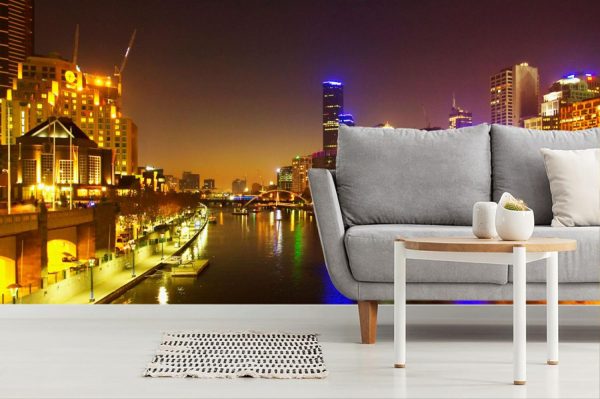 City & Skyline | Yarra River, Australia Wall Mural City & Skyline City & Skyline