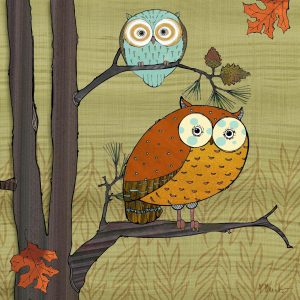 Colors | Awesome Owls Wall Mural Animals Animals