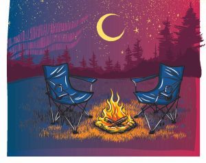 Colors | Campfire Wall Mural Art & Graphics Art & Graphics