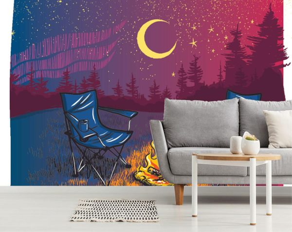 Colors | Campfire Wall Mural Art & Graphics Art & Graphics