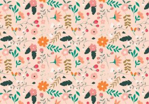 Colors | Hand Drawn Floral Wallpaper Pattern Colors Colors