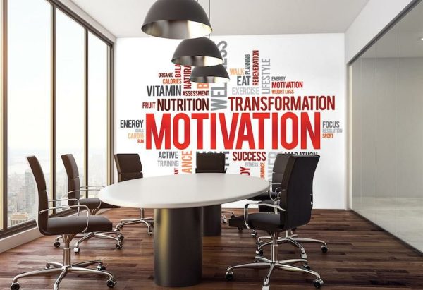 Colors | Motivation Word Cloud Mural Wallpaper Art & Graphics Art & Graphics