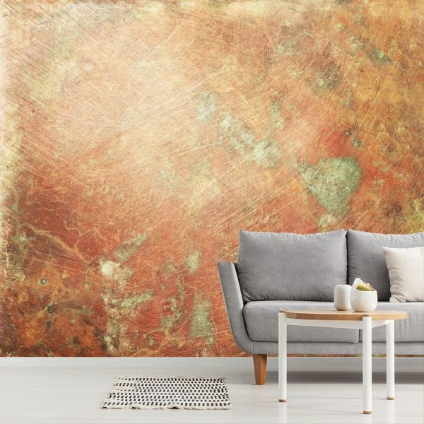 Colors | Old And Scratched Copper MetalWallpaper Mural Colors Colors