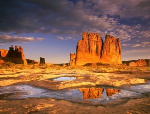 Colors | Potholes, Arches Park, Utah Mural Wallpaper Colors Colors