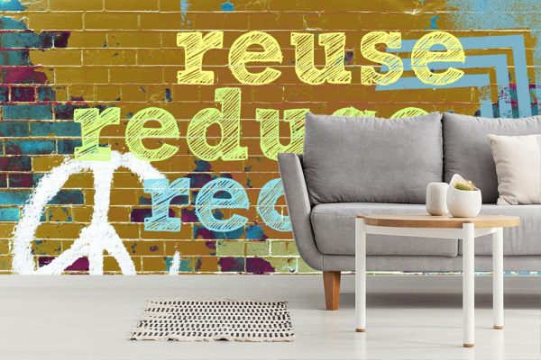 Colors | Reuse, Reduce, Recycle Wall Mural Art & Graphics Art & Graphics