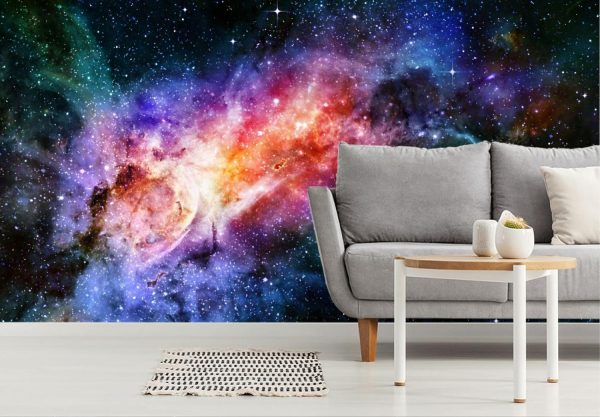 Colors | Starry Nebula Burst Wall Mural Colors Colors