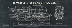 Colors | Train Blueprint III In Black Wall Mural Colors Colors