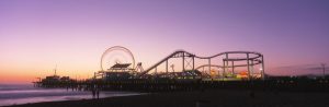 Extra Large | Amusement Park On Santa Monica Pier Wallpaper Mural Extra Large Extra Large