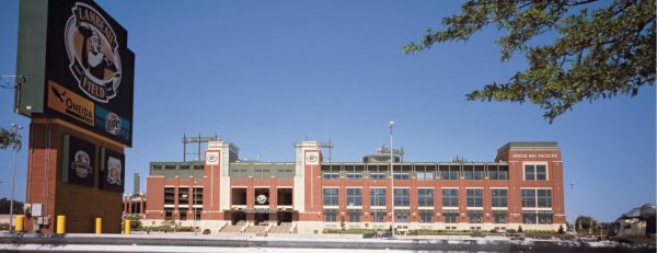 Extra Large | Lambeau Field, Green Bay, Wisconsin Wall Mural Architectural Architectural