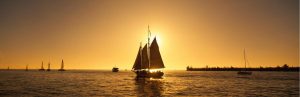 Extra Large | Sailboat, Key West, Florida Mural Wallpaper Extra Large Extra Large