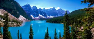 Extra Large | Scenic View Of Moraine Lake Wall Mural Extra Large Extra Large