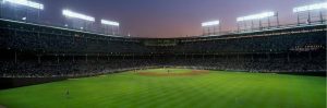 Extra Large | Watching The Game At Wrigley Field Wall Mural Extra Large Extra Large