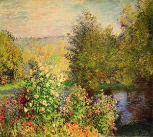 Fine Art | A Corner Of The Garden At Montgeron Mural Wallpaper Fine Art Fine Art