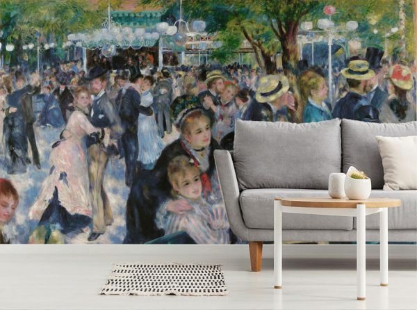 Fine Art | Ball at the Moulin de la Galette Mural Wallpaper Fine Art Fine Art