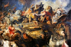 Fine Art | Battle of the Amazons Wallpaper Mural Fine Art Fine Art