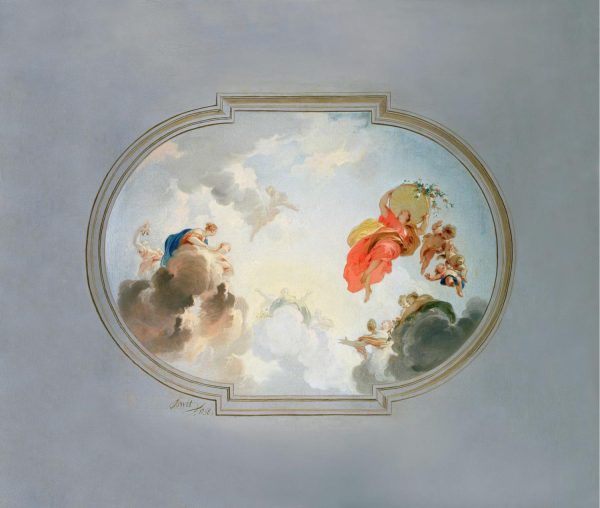 Fine Art | Ceiling Depicting Apotheosis-Full Wall Mural Fine Art Fine Art