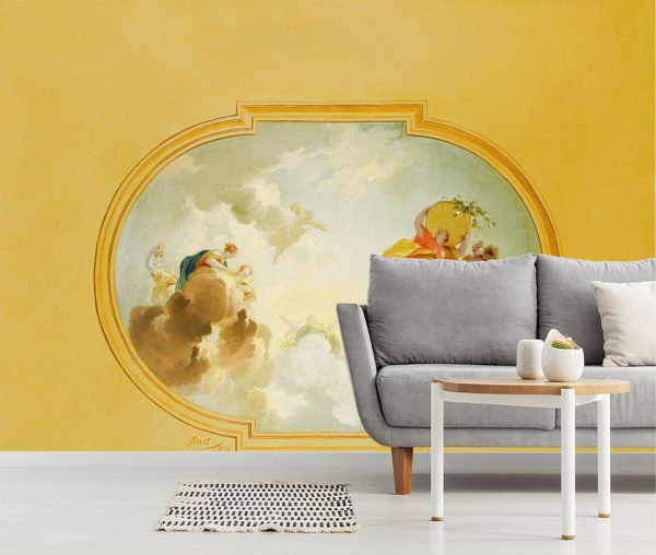 Fine Art | Ceiling Depicting Apotheosis-Golden Full Wallpaper Mural Fine Art Fine Art