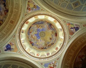 Fine Art | Ceiling of Cathedral of Eger, Hungary Wall Mural Fine Art Fine Art