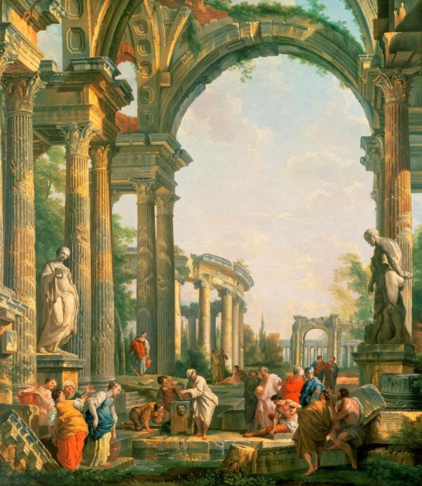 Fine Art | Classical Ruins Wall Mural Fine Art Fine Art