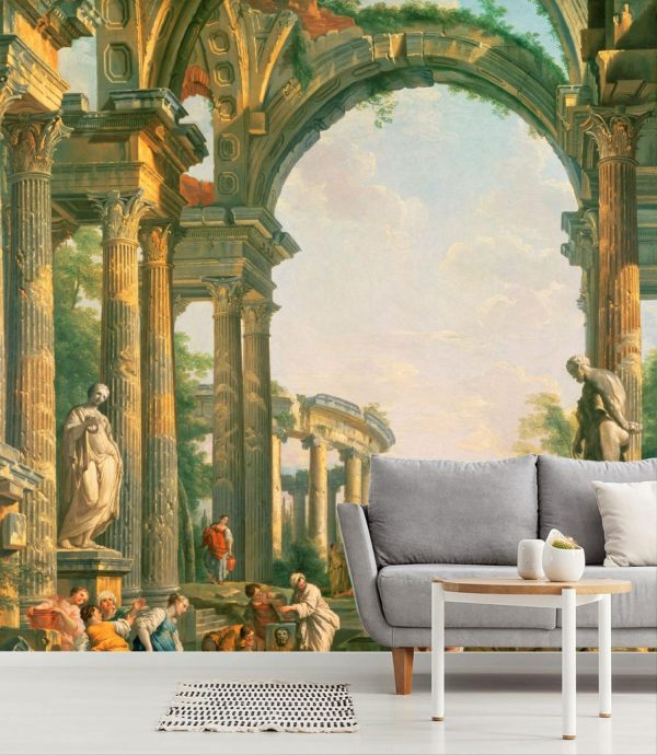 Fine Art | Classical Ruins Wall Mural Fine Art Fine Art