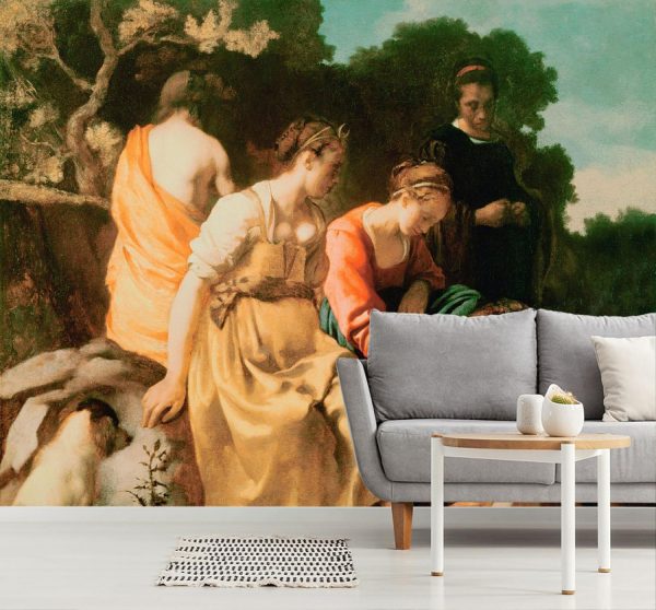 Fine Art | Diana And Her Companions Wall Mural Fine Art Fine Art