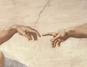 Fine Art | Hands Of God And Adam Wallpaper Mural Fine Art Fine Art