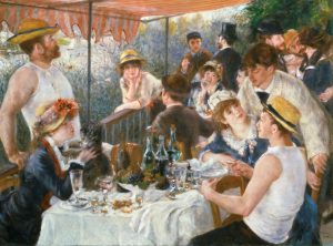 Fine Art | Luncheon Of The Boating Party Wall Mural Fine Art Fine Art