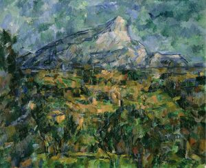 Fine Art | Mont Sainte-Victoire Mural Wallpaper Fine Art Fine Art