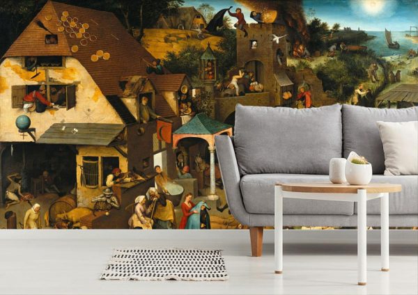 Fine Art | Netherlandish Proverbs Mural Wallpaper Fine Art Fine Art